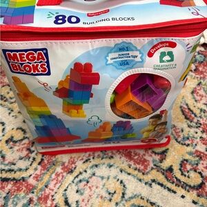 Mega Bloks 80-Piece Colorful Building Blocks Set
